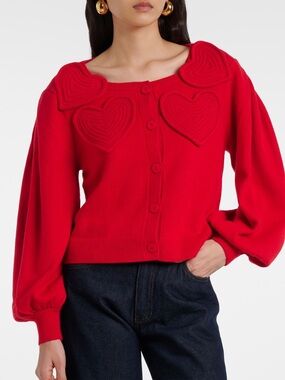 FARM Rio Heartful Knit Cardigan